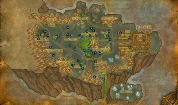 魔兽世界影月谷矿点位置分享3