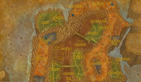 魔兽世界刀锋山草药位置分布介绍3