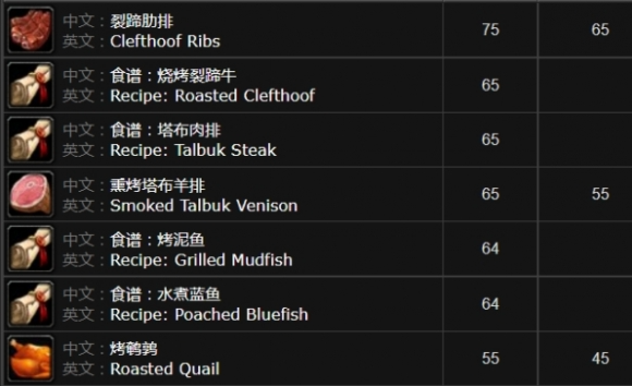 魔兽世界怀旧服纳格兰烹饪供应商位置2