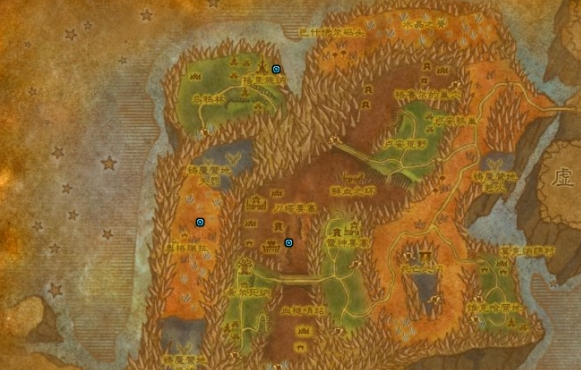 魔兽世界刀锋山矿点位置介绍3