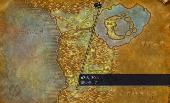 魔兽世界银松森林稀有狼位置介绍1 魔兽世界银松森林稀有狼位置介绍1