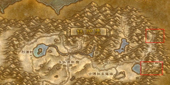 魔兽世界铁炉堡去洛克莫丹路线1