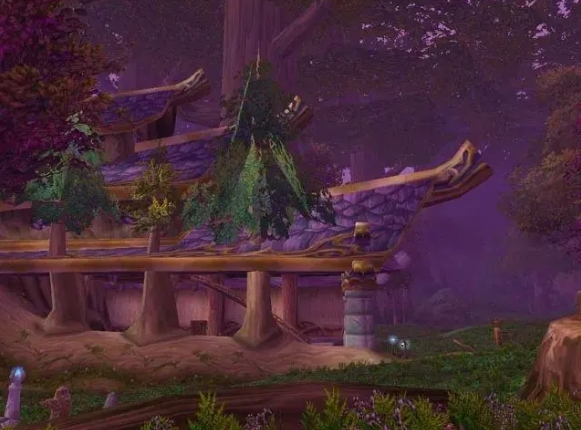 魔兽世界暗夜精灵主城位置介绍2