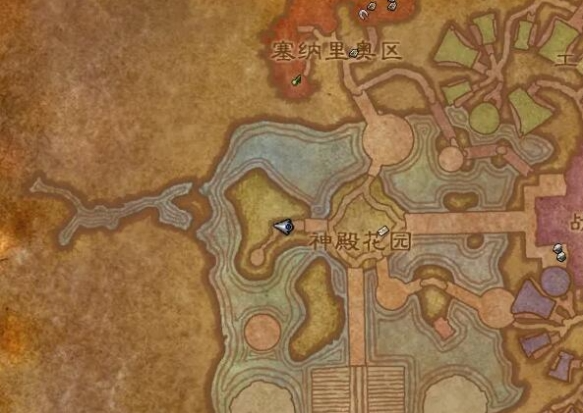 魔兽世界wlk达纳苏斯前往鲁瑟兰村路线2