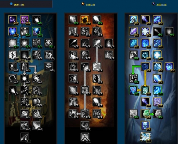 魔兽世界wlk法师pve天赋加点推荐