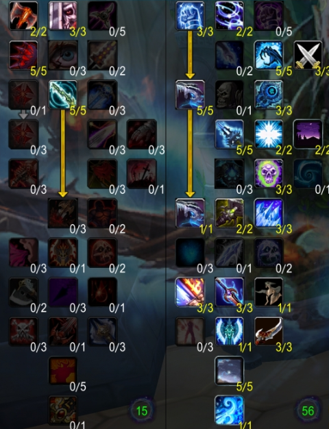 魔兽世界冰dk天赋加点推荐1