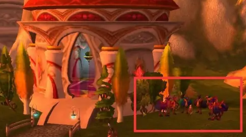 魔兽世界怀旧服银月城骑术训练师位置分享2